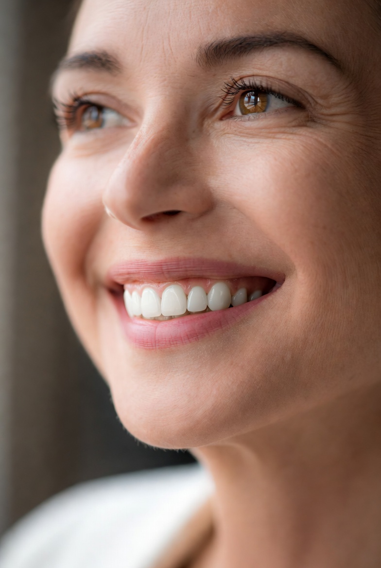 Smiling patient portrait
