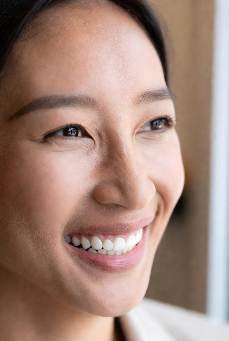 Smiling patient portrait
