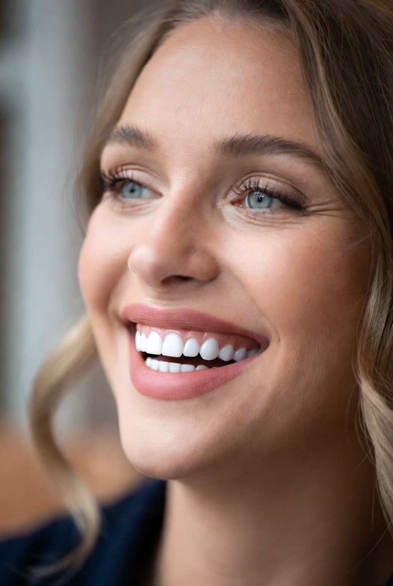 Smiling patient portrait