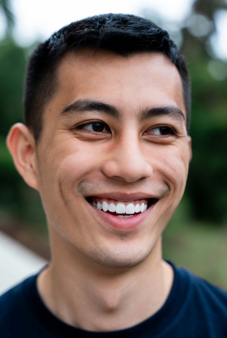 Smiling patient portrait